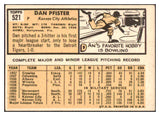 1963 Topps Baseball #521 Dan Pfister A's EX-MT 514243