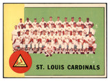 1963 Topps Baseball #524 St. Louis Cardinals Team EX 514248