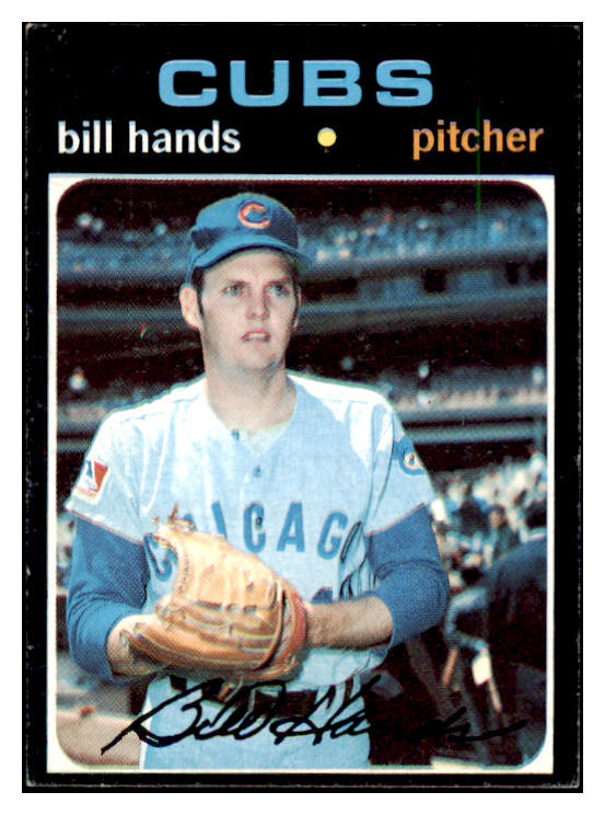 1971 Topps Baseball #670 Bill Hands Cubs EX-MT 514253