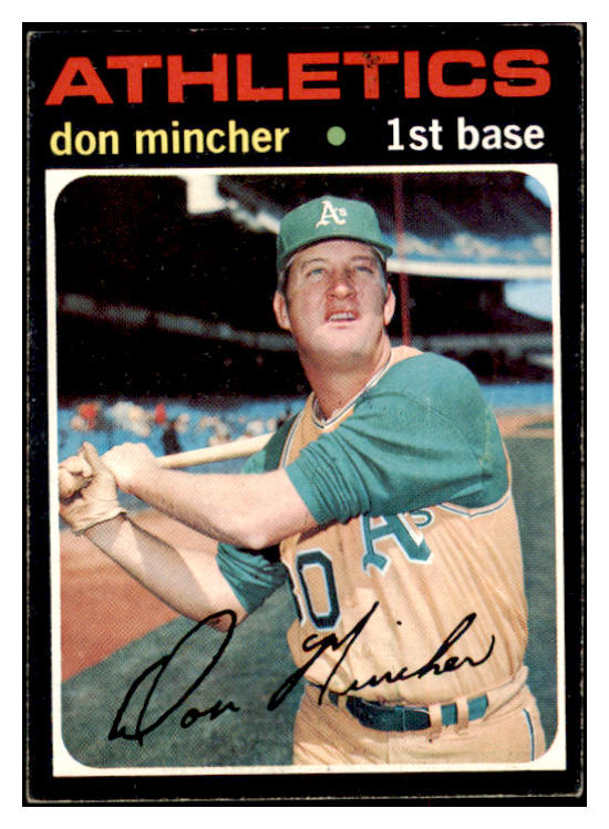 1971 Topps Baseball #680 Don Mincher A's EX-MT 514255