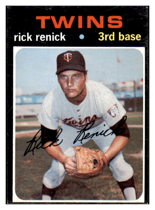 1971 Topps Baseball #694 Rick Renick Twins EX-MT 514257