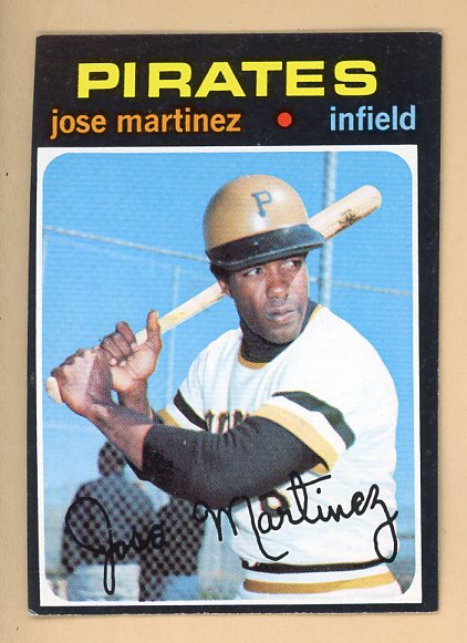 1971 Topps Baseball #712 Jose Martinez Pirates EX-MT 514259