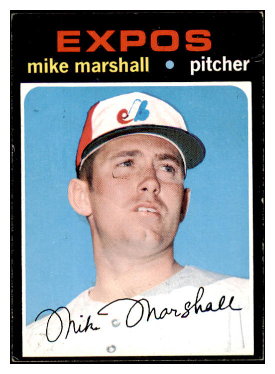 1971 Topps Baseball #713 Mike Marshall Expos EX-MT 514260