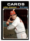 1971 Topps Baseball #735 Mike Shannon Cardinals EX-MT 514263