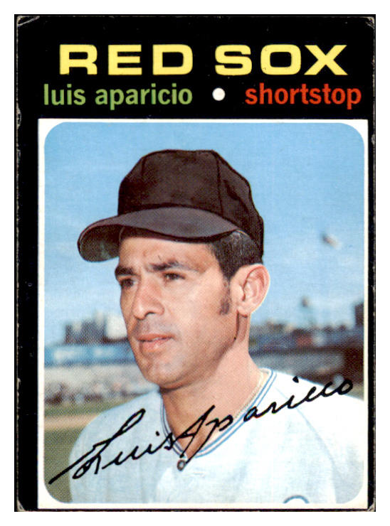 1971 Topps Baseball #740 Luis Aparicio Red Sox VG-EX 514267