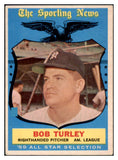 1959 Topps Baseball #570 Bob Turley A.S. Yankees VG-EX 514281