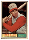 1961 Topps Baseball #534 Eddie Kasko Reds EX-MT 514288