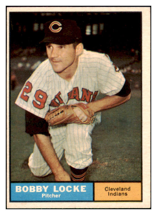 1961 Topps Baseball #537 Bobby Locke Indians EX-MT 514297