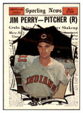 1961 Topps Baseball #584 Jim Perry A.S. Indians EX-MT 514299