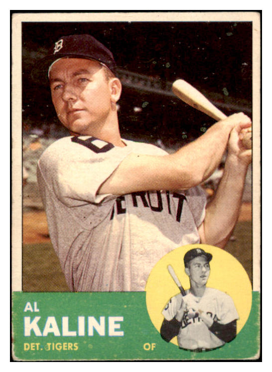 1963 Topps Baseball #025 Al Kaline Tigers VG 514304