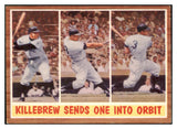 1962 Topps Baseball #316 Harmon Killebrew IA Twins EX 514308