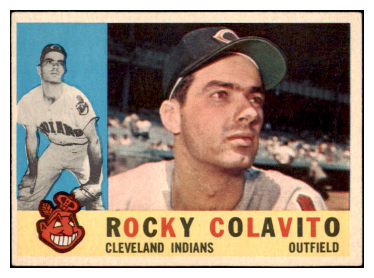 1960 Topps Baseball #400 Rocky Colavito Indians EX 514320