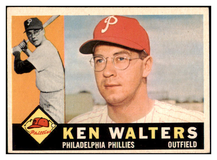 1960 Topps Baseball #511 Ken Walters Phillies EX 514325