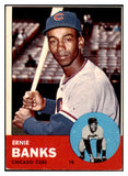 1963 Topps Baseball #380 Ernie Banks Cubs VG-EX 514343