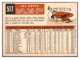 1959 Topps Baseball #517 Joe Koppe Phillies EX-MT 514348