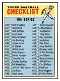 1966 Topps Baseball #444 Checklist 6 EX Unmarked 514365