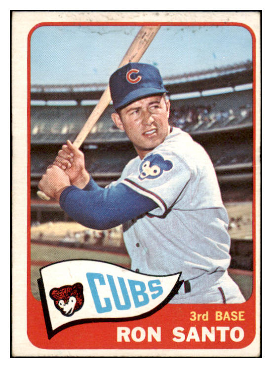 1965 Topps Baseball #110 Ron Santo Cubs VG-EX 514369