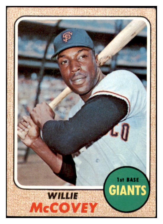 1968 Topps Baseball #290 Willie McCovey Giants VG-EX 514374