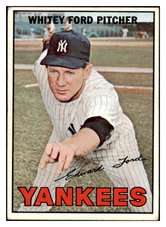 1967 Topps Baseball #005 Whitey Ford Yankees VG-EX 514383