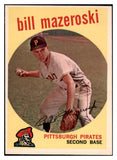 1959 Topps Baseball #415 Bill Mazeroski Pirates EX-MT 514387