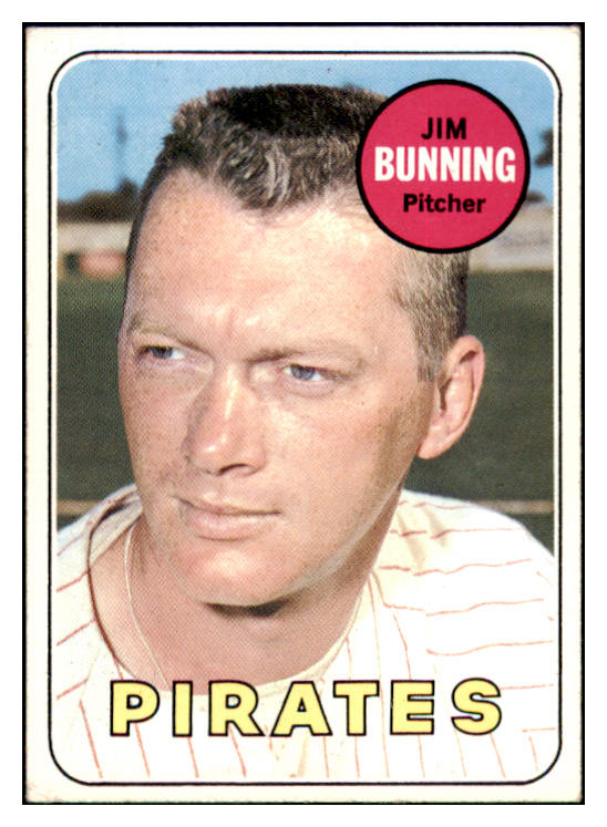 1969 Topps Baseball #175 Jim Bunning Pirates VG-EX 514402