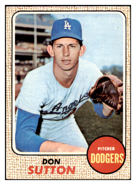 1968 Topps Baseball #103 Don Sutton Dodgers EX 514406