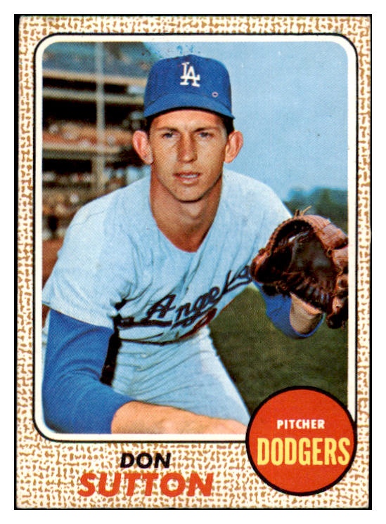 1968 Topps Baseball #103 Don Sutton Dodgers VG-EX 514407