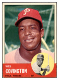 1963 Topps Baseball #529 Wes Covington Phillies VG-EX 514410