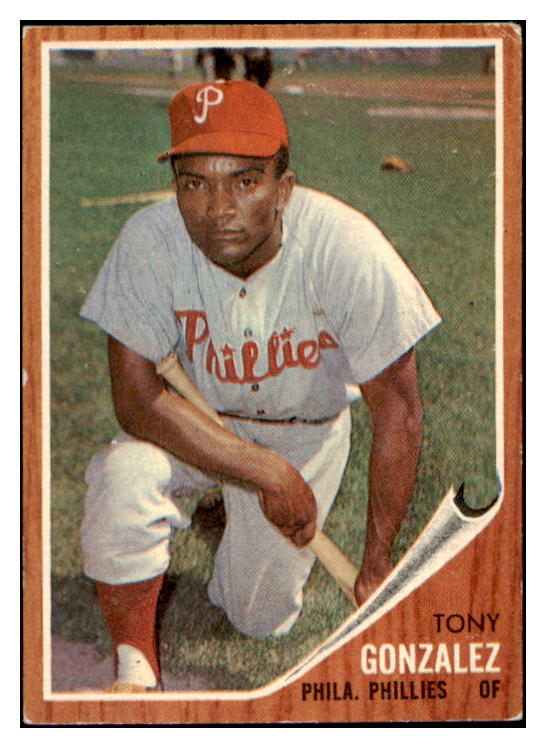 1962 Topps Baseball #534 Tony Gonzalez Phillies VG-EX 514414