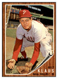 1962 Topps Baseball #571 Billy Klaus Phillies EX-MT 514417