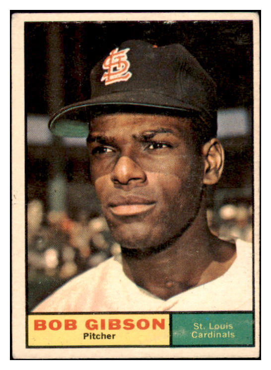 1961 Topps Baseball #211 Bob Gibson Cardinals VG-EX 514433