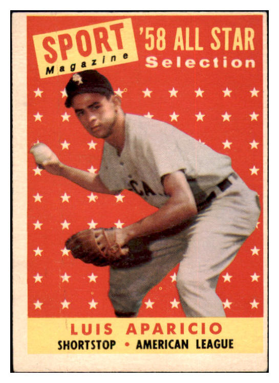 1958 Topps Baseball #483 Luis Aparicio A.S. White Sox VG-EX 514434