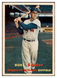 1957 Topps Baseball #170 Duke Snider Dodgers VG-EX 514437