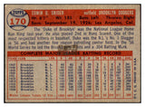 1957 Topps Baseball #170 Duke Snider Dodgers VG-EX 514437