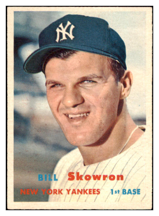 1957 Topps Baseball #135 Bill Skowron Yankees EX-MT 514441