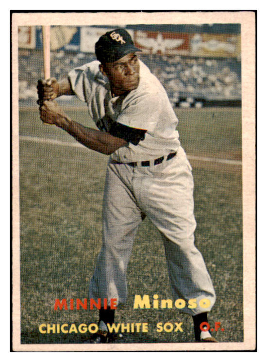 1957 Topps Baseball #138 Minnie Minoso White Sox EX-MT 514452