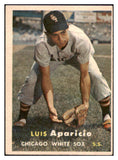 1957 Topps Baseball #007 Luis Aparicio White Sox EX+/EX-MT 514473