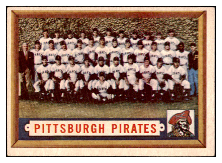 1957 Topps Baseball #161 Pittsburgh Pirates Team EX 514477