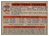 1957 Topps Baseball #097 New York Yankees Team VG-EX 514479