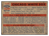 1957 Topps Baseball #329 Chicago White Sox Team EX-MT 514482