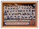 1957 Topps Baseball #270 Washington Senators Team EX 514489