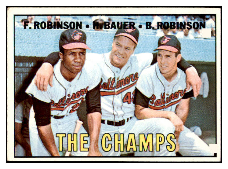 1967 Topps Baseball #001 Brooks Robinson Frank Robinson EX 514492