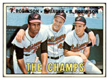 1967 Topps Baseball #001 Brooks Robinson Frank Robinson VG-EX 514493