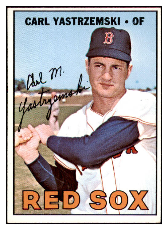 1967 Topps Baseball #355 Carl Yastrzemski Red Sox EX-MT 514510