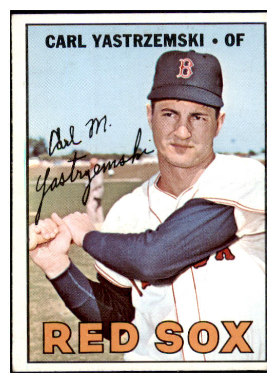 1967 Topps Baseball #355 Carl Yastrzemski Red Sox VG-EX 514513