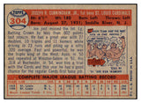 1957 Topps Baseball #304 Joe Cunningham Cardinals EX-MT 514526