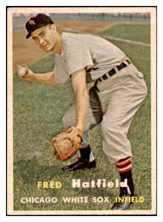 1957 Topps Baseball #278 Fred Hatfield White Sox EX 514527