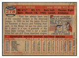 1957 Topps Baseball #278 Fred Hatfield White Sox EX 514527