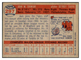 1957 Topps Baseball #297 Jack Crimian Tigers EX 514532