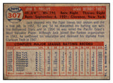 1957 Topps Baseball #307 Jack Phillips Tigers EX 514535